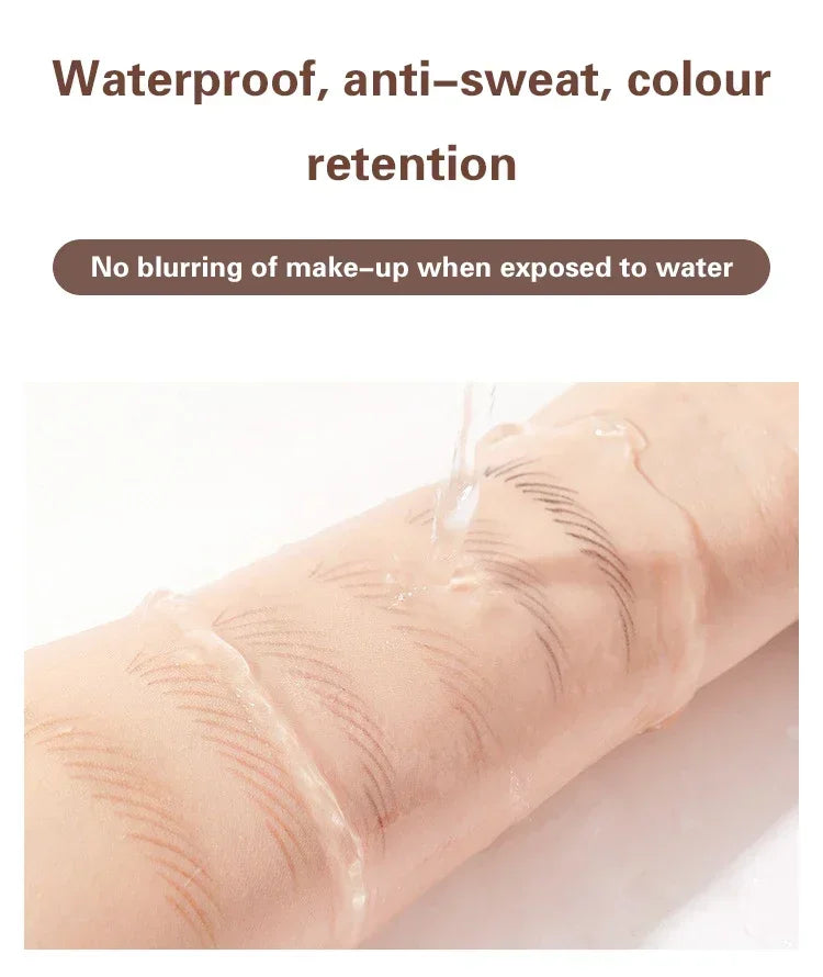 Waterproof Art Tint Makeup Eye Brow Pen 5pcs Professional Microblading Pencil Eyebrow Tattoo Tint Enhancers Cosmetic Wholesale Qme