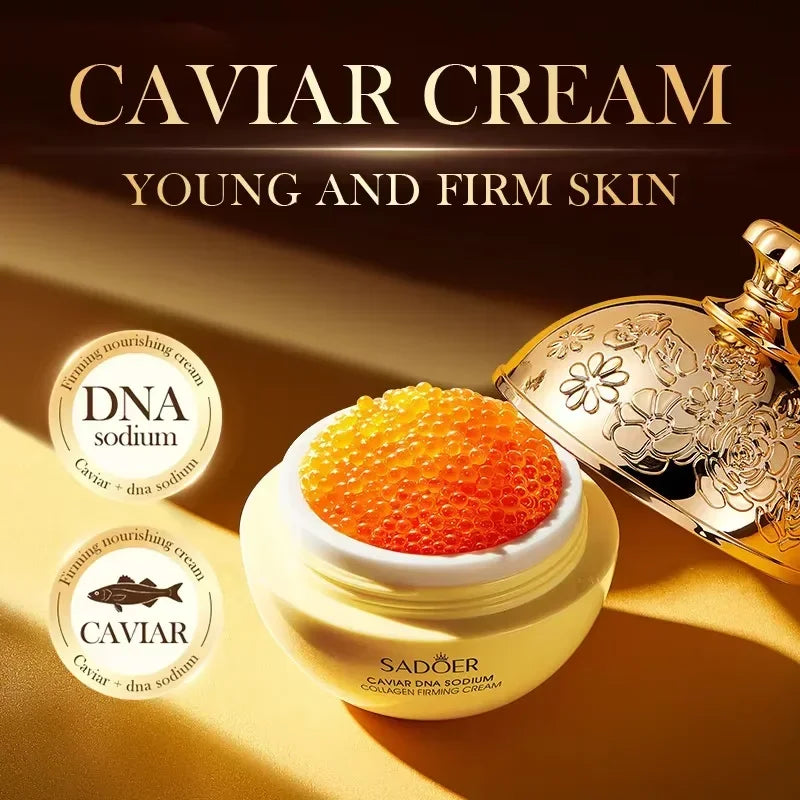 Face Cream Collagen Pearl Firming Lift Fade Fine Lines Caviar Qme