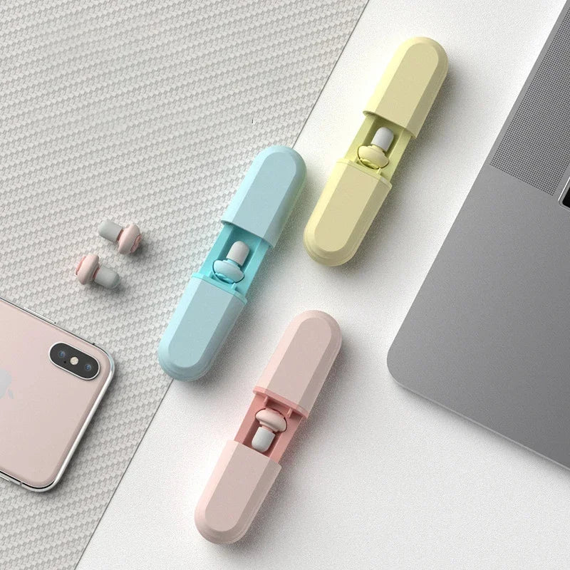 Noise Reduction Earplug for Small Ear Canal, Silicone Memory Foam Sound Insulation Sleep Earplug for Women, Tapones Oidos Cancel Qme