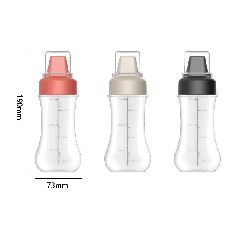 Condiment Squeeze Bottles With Nozzles Plastic Ketchup Mustard Hot Sauces Olive Oil Bottles Kitchen Condiment Tools Accessories Qme
