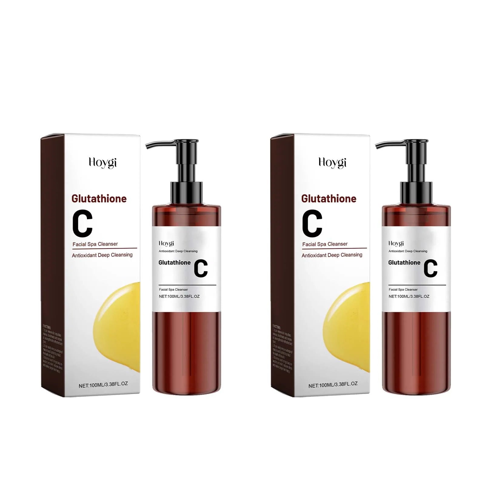 Vitamin C Cleansing Oil Makeup Remover Oil Deep Cleansing Pore Dirt Remove Blackhead Non-greasy Smooth Refreshing Cleansing Oil Qme 2Pcs