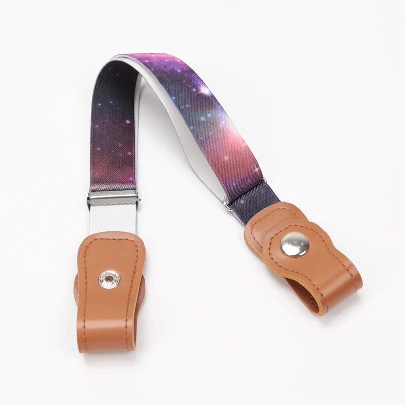 New Child Kids Buckle-Free Elastic Belt No Buckle Stretch Belt for Boys Girls Adjustable Children for Jeans Pants Lazy Belts Qme A16 40-65cm China Mainland