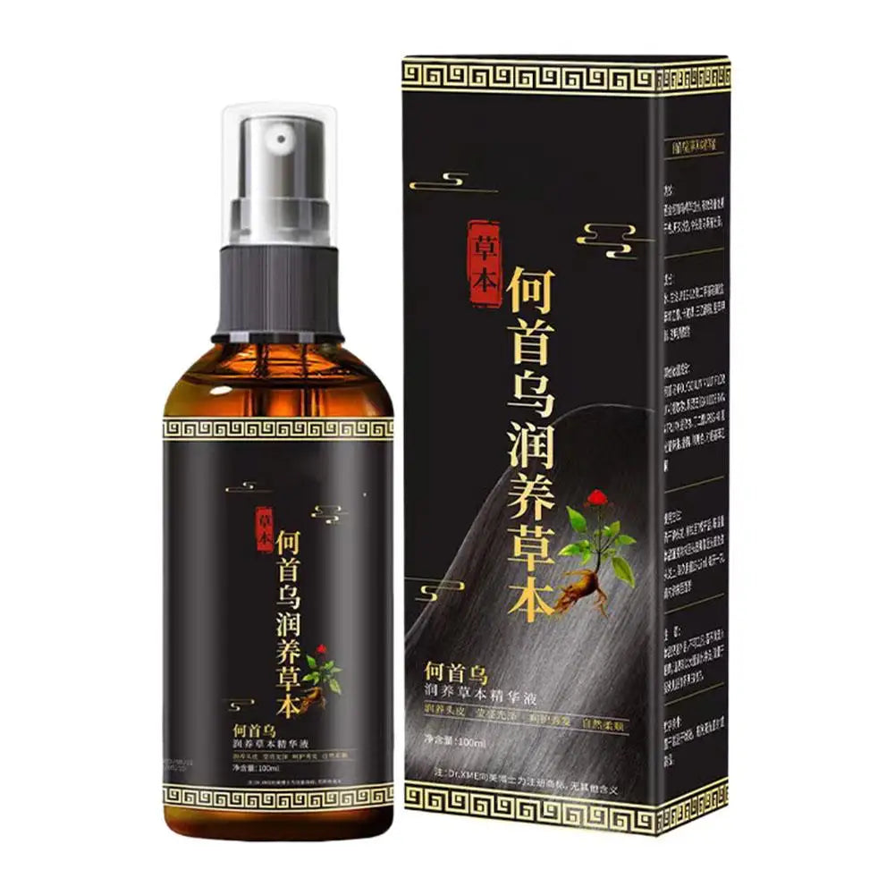 Hair Loss Solution Growth Serum Spray Men Women Polygonum Multiflori Qme A