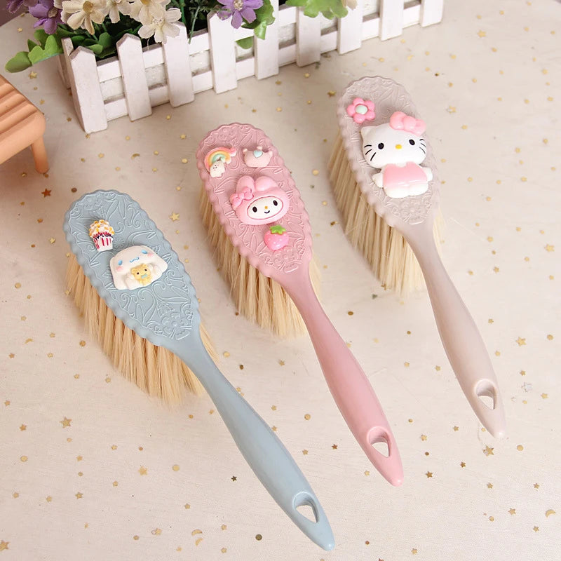 Hello Kitty Large Bed Brush Soft-bristle Long-handled Dusting Cute Qme