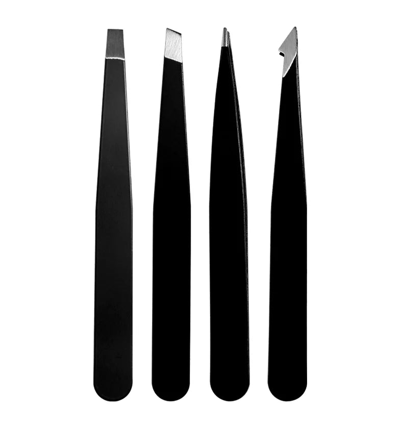 Professional Eyebrow Tweezers Hair Removal Clip Makeup Sets Eyelash Qme 1Set-No Bag China Mainland