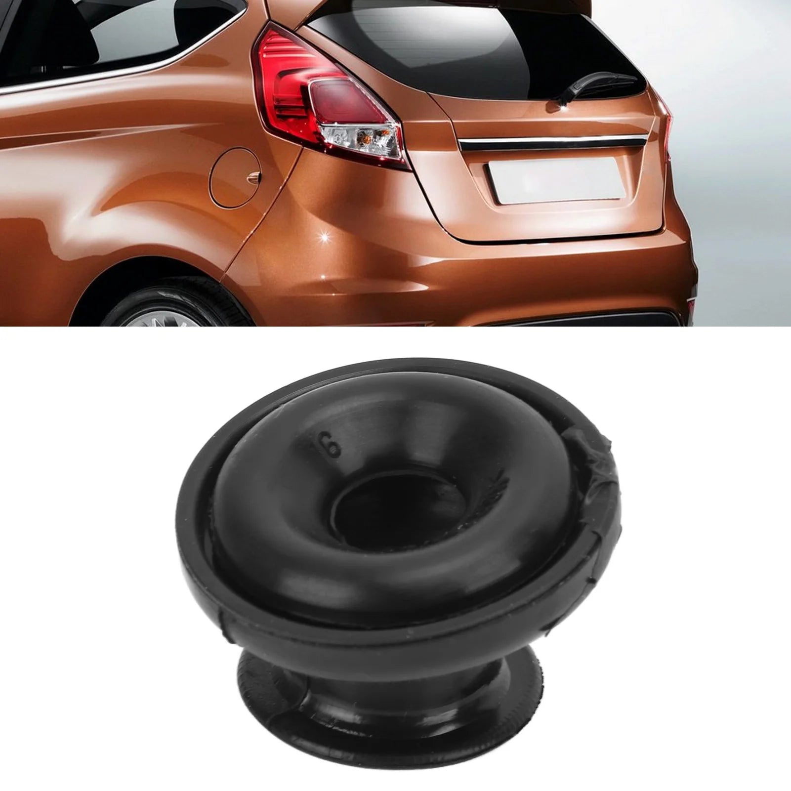 1701120 Rear Window Wiper Grommet Plug Black Rubber 1701120 Replacement for 2016‑2022 Rear Wiper Spindle Grommet Qme