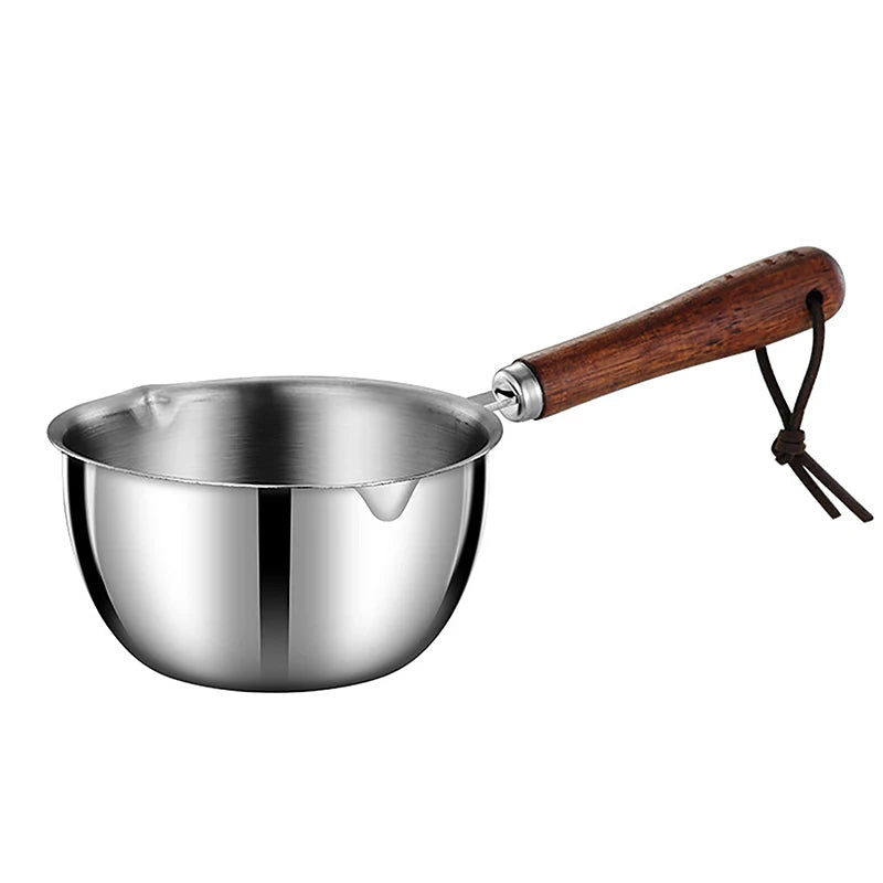 Long Handle Wax Melting Pot Stainless Steel Diy Scented Candle Soap Chocolate Butter Handmade Soap Jug Heated Coffee Milk Qme