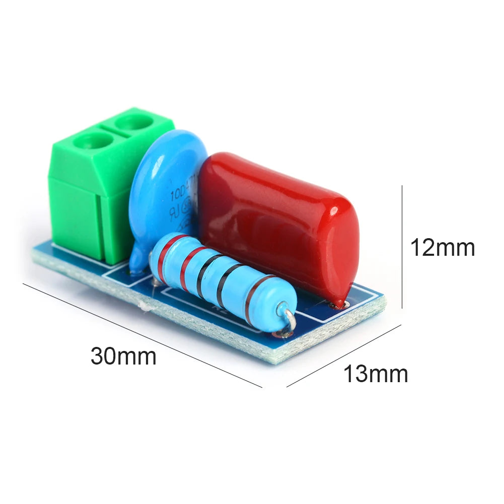 RC Absorption Circuit Module Relay Contact Protection Resistance Contact Protection Snubber Resistance Surge Qme