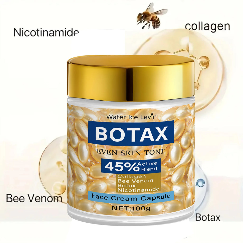 Water lce Levin BOTAX Even Tone Face Capsules 100g |45% Active Collagen + Niacinamide Qme