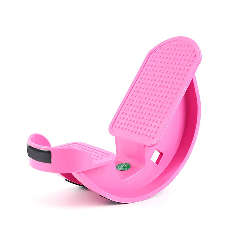 1 Foot Rocker Elastic Plate Calf Stretch Ankle Achilles Tendon Qme 1PCS Pink