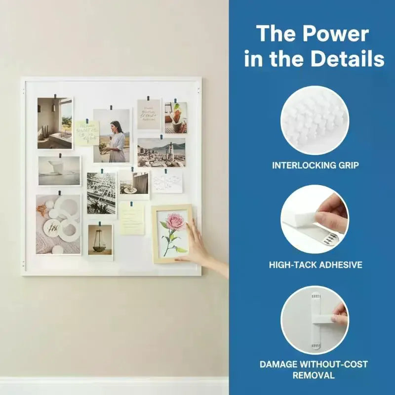 4/12pcs Tape Double Sided Strips Adhesive Hanging Mounting Picture Wall Stickers Sticky Removable Duty Heavy Pads Sticker Poster Qme