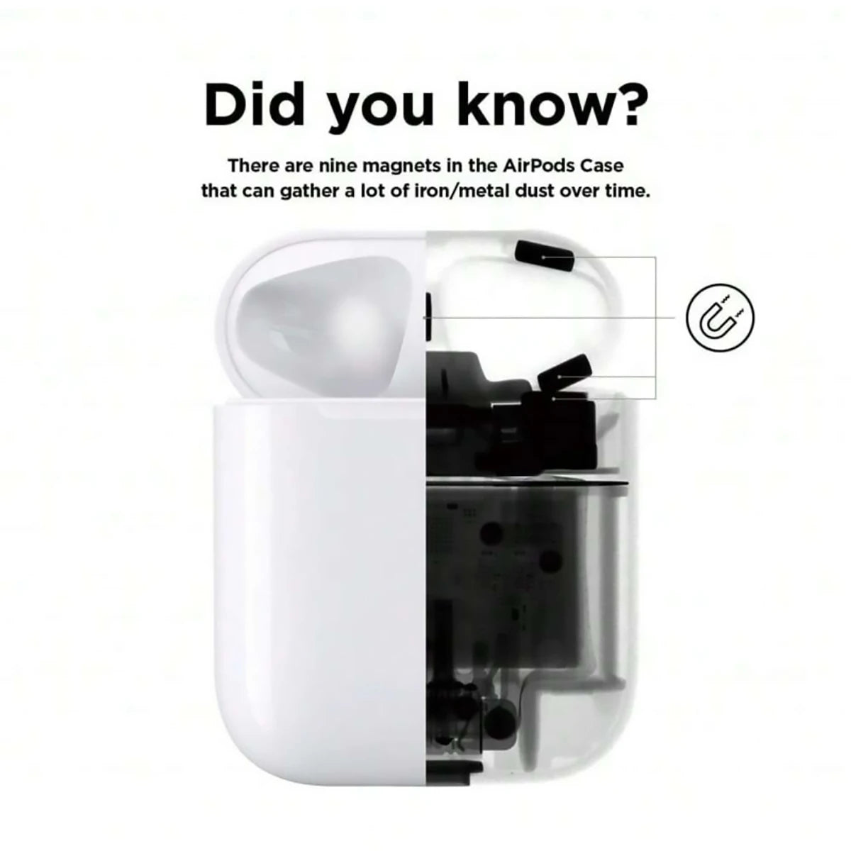 Metal Dust Sticker Protective Case Packaging Compatible Airpods 2 1 Qme