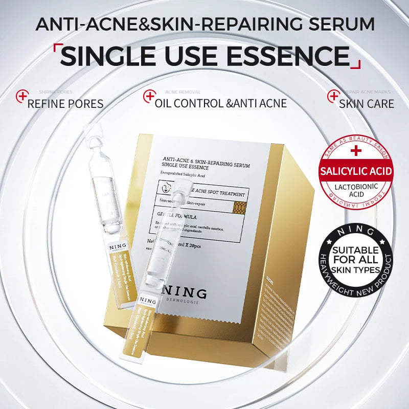 NING Anti-acne Skin Repair Serum Single-use Essence 2 Encapsulated Qme