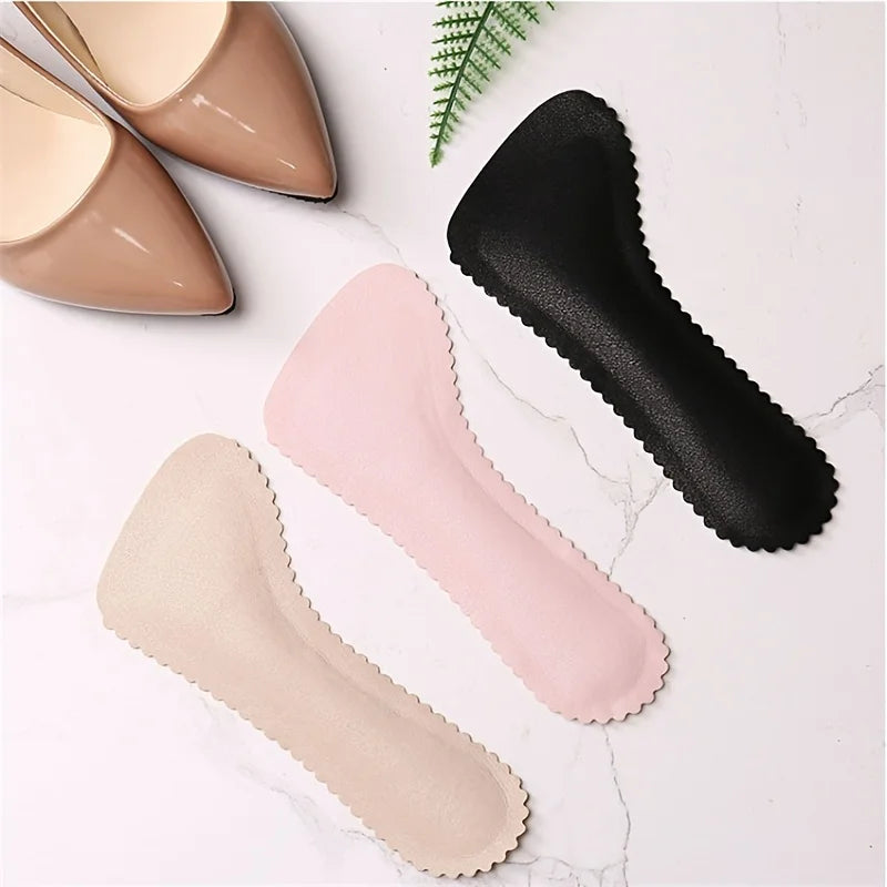 Self-Adhesive Sandal Insoles,Anti-Slip Breathable Shoe Pads for Heels,Open-Toe Shoes,Sweat-Absorbent Foot Cushions Qme