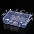 Bead Pills Organizer Nail Art Tip Case Container Transparent Plastic Qme Transparent