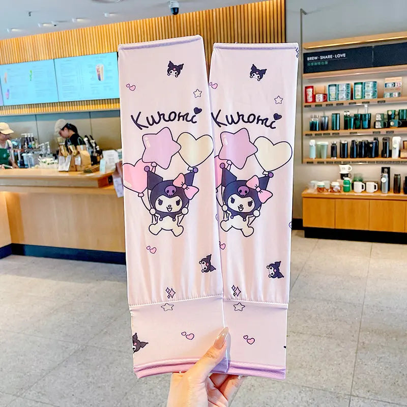 Hello Kitty Kuromi UV Arm Sleeves – Cooling Sun Protection