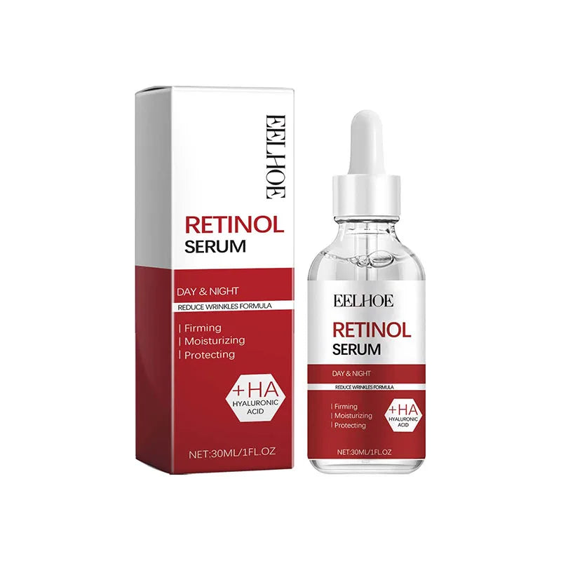 Retinol Wrinkle Remover Face Set Instant Firming Lifting Anti-Aging Serum Fade Fine Lines Whitening Korean Skin Care Products Qme 1pc