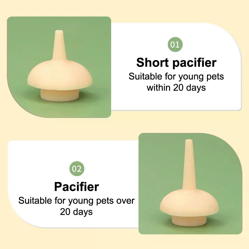 Pet Feeding Nipple Mini Cat Silicone Feeding Feeder For Newborn Small Animals Pet Feeding Can Squeeze Liquid Milk Bottle Qme