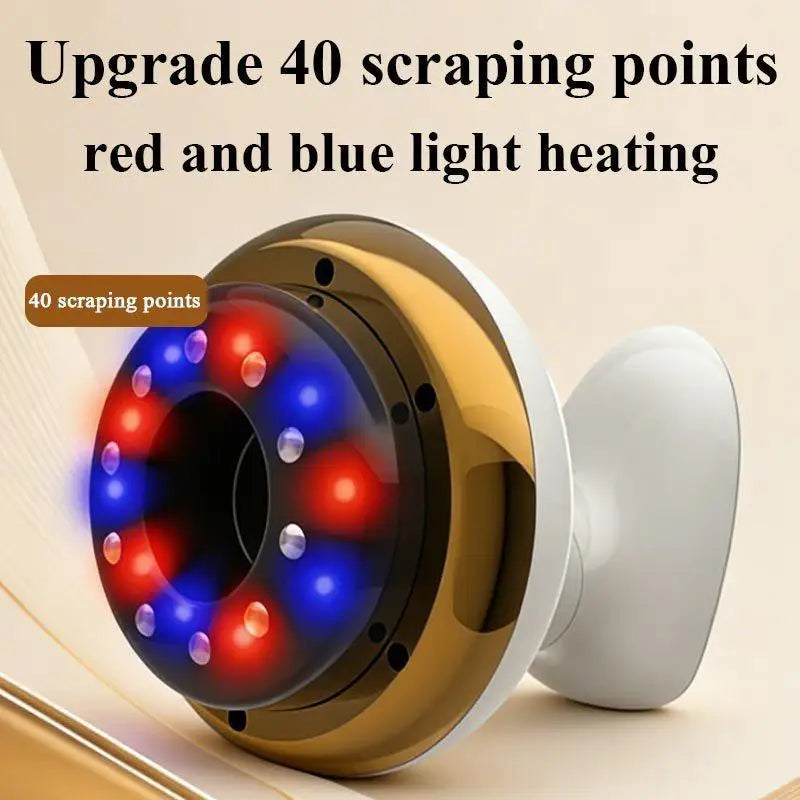 Electric Cupping Scraping Massager Adjustable Suction Rechargeable Qme