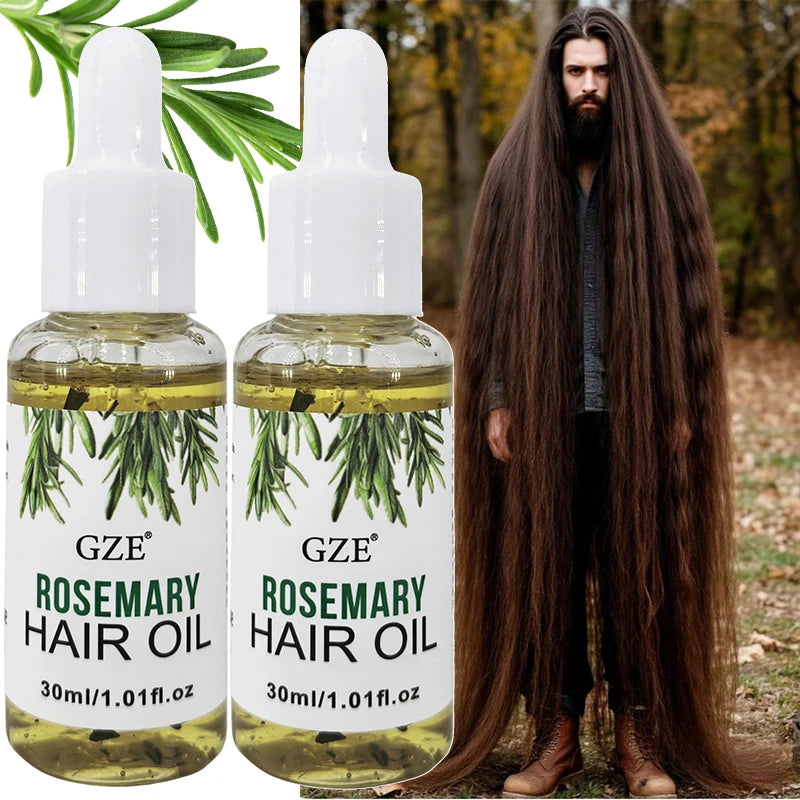 GZE Rosemary Oil For Hair Rosemary Scalp Hair Oil, All Type & Texture | Straight, Waves & Chemically Hairs Strengthens Qme