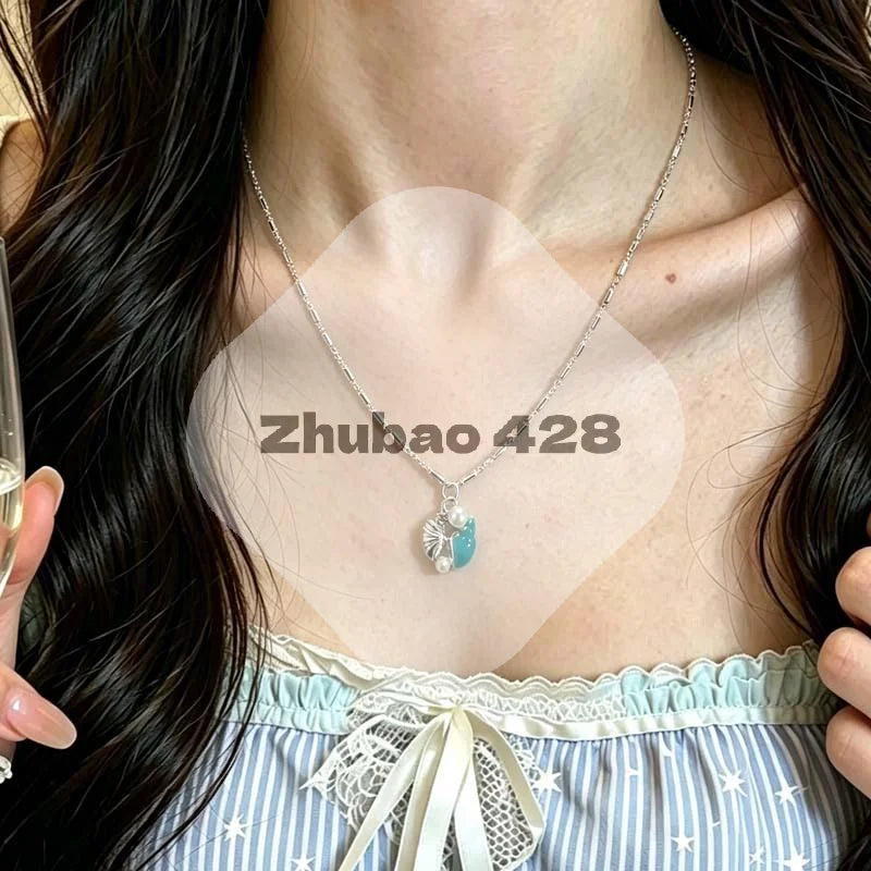 Adjustable Pendant Necklace Exquisite Fairy Design Tarnish Resistant for Women Daily Wear Cocktail Party Holiday Gifts Qme
