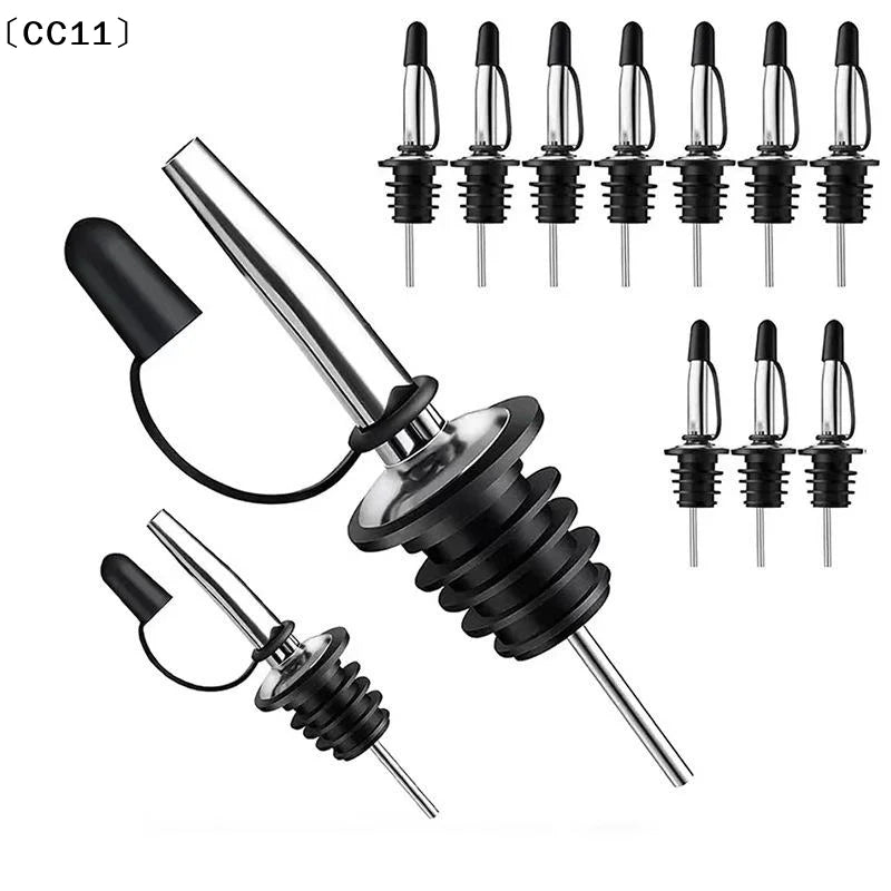Bar Tool Wine Bottle Stopper Cap Dispenser Sprayer Lock Pourer Sauce Qme