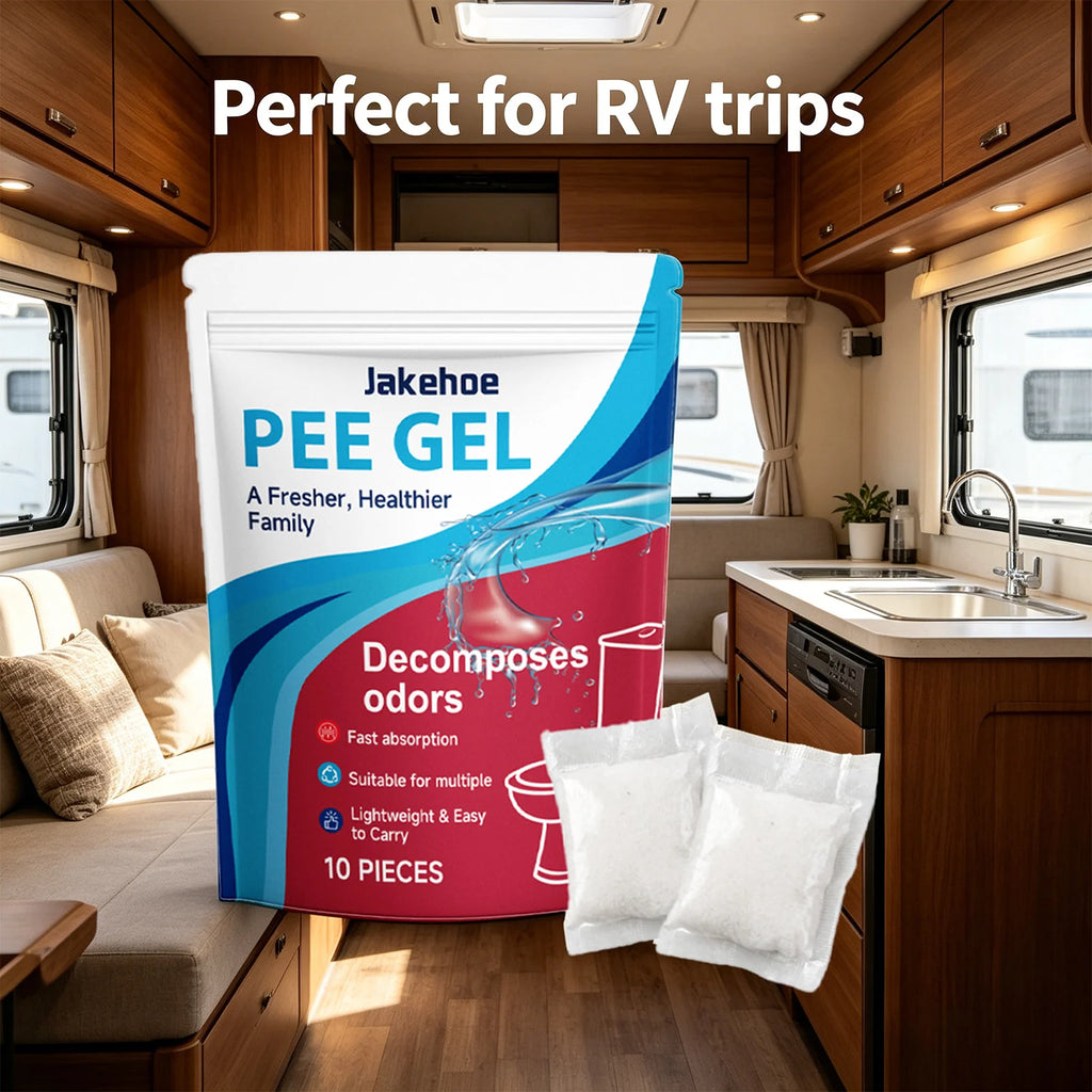 Pee Gel Urine Solidifier Packs Eliminates Urine Odors Fast-Acting Absorption Camping Travel Sanitary Solution Absorbent Powder Qme