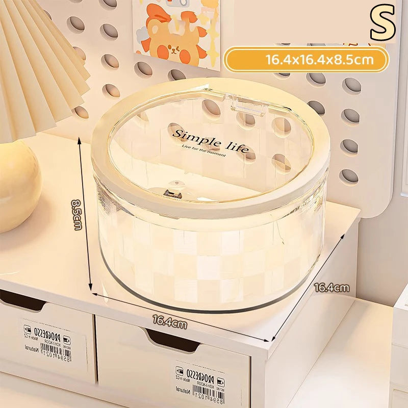 Organizer Storage Box Clear Acrylic Hair Tie Headband Laundry Pods Qme rotundity small