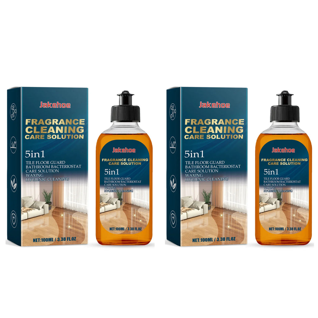 Floor Cleaning Agent Effectively Removing Stains Dust Quick Drying Prevent Slipping Repair Scratch Polishing Tile Cleaner Liquid Qme 2 X 100ml Boxed