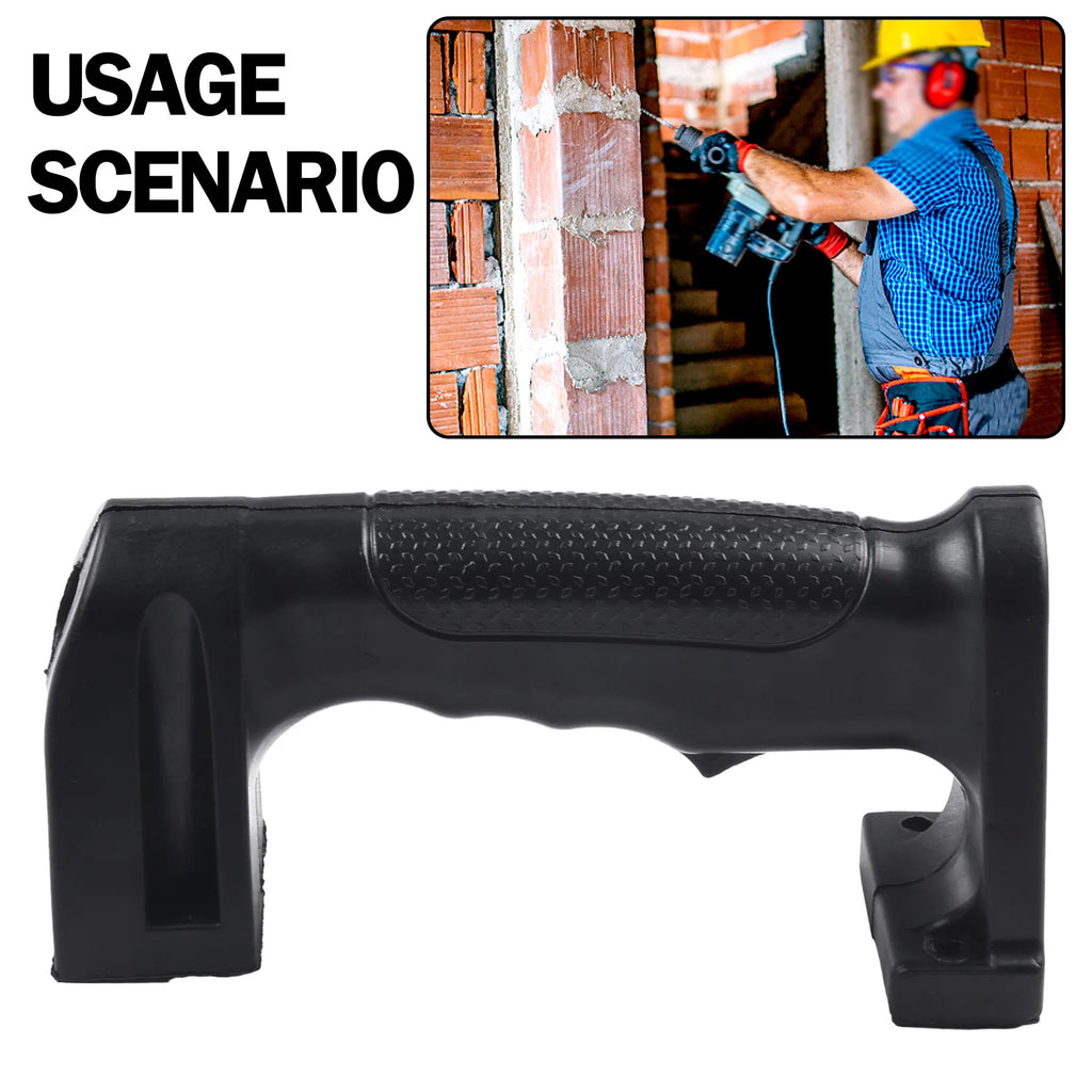Black Electric Demolition Hammer Spare Part Plastic Handle For 65A Speed Hammer Drill Electric Screwdriver Qme