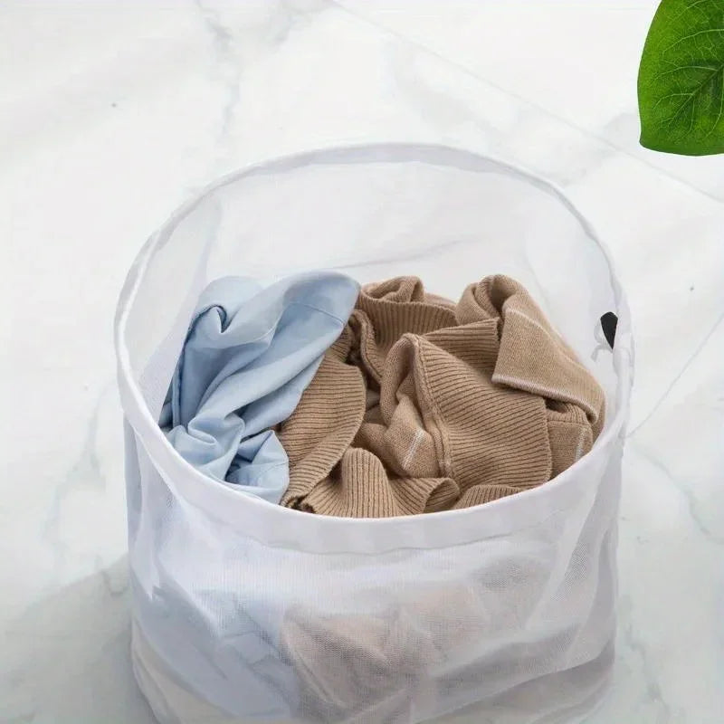 5pcs Mesh Organizer Net Dirty Bra Socks Underwear Shoe Storag Wash Machine Cover Clothes Big Size Large Washing Laundry Bag Qme