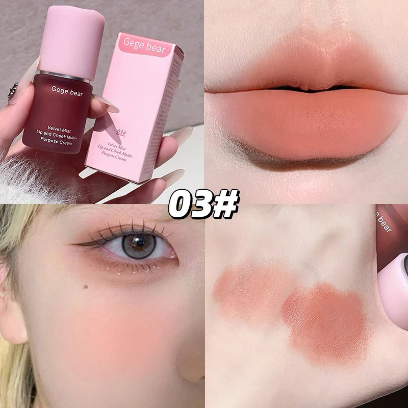 Gege Bear Smooth Multi-purpose Cream Expansion Cheek Blush Not Easy Qme GX1502-3