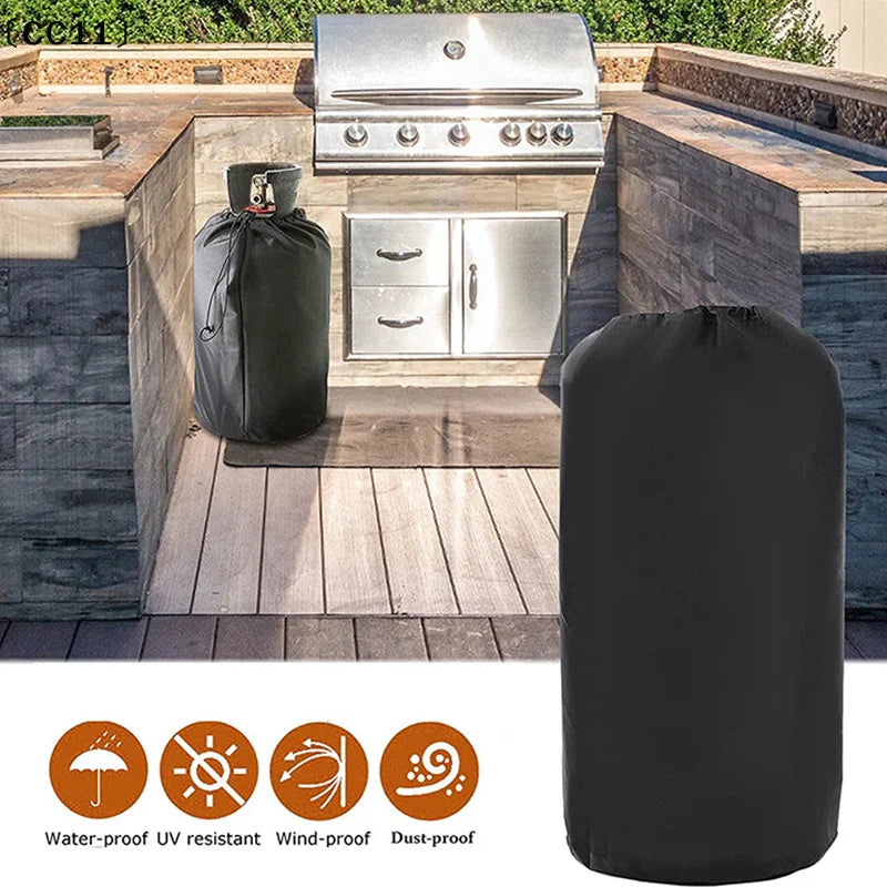 Propane Tank Cover Gas Bottle Covers Waterproof Dust-proof Outdoor Qme
