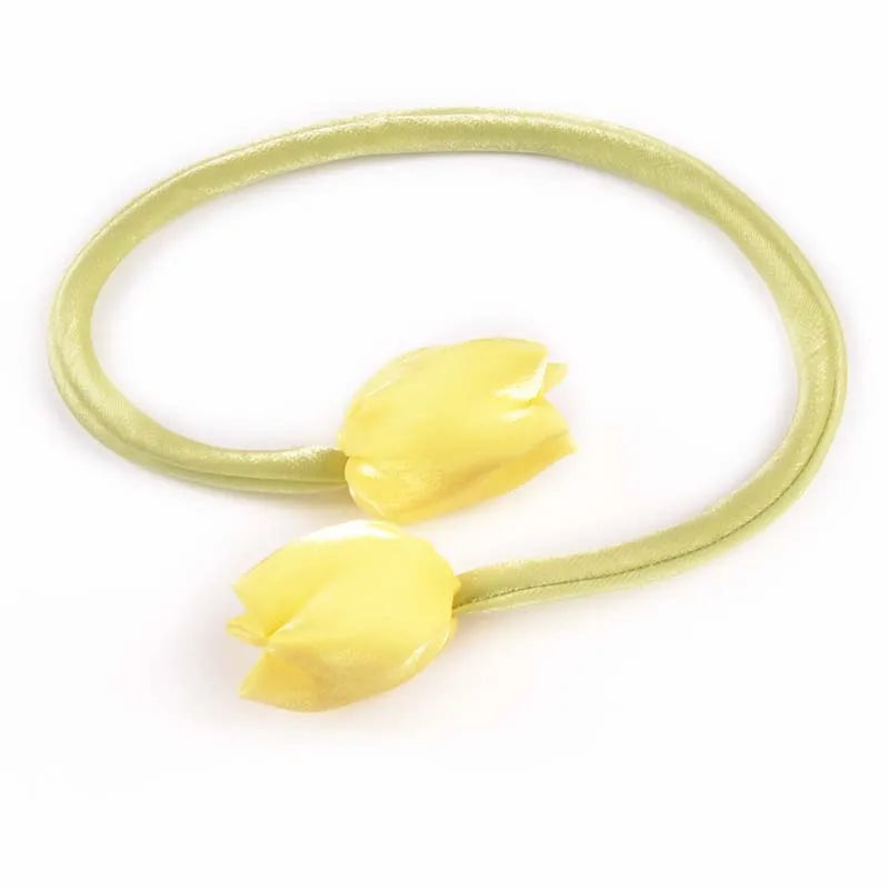 3pcs Length 46cm Tulip Hairband Female Pony Edge Clip Line Ribbon Double Ponytail Personalized Decorative Accessories cp3828 Qme 3pcs cp3828-4