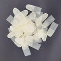 100PCS Finger Cots Thickened Non-Slip Silicone Rubber Finger Guards for Injury Protection Nail Covers Adult Handcraft Qme White-L