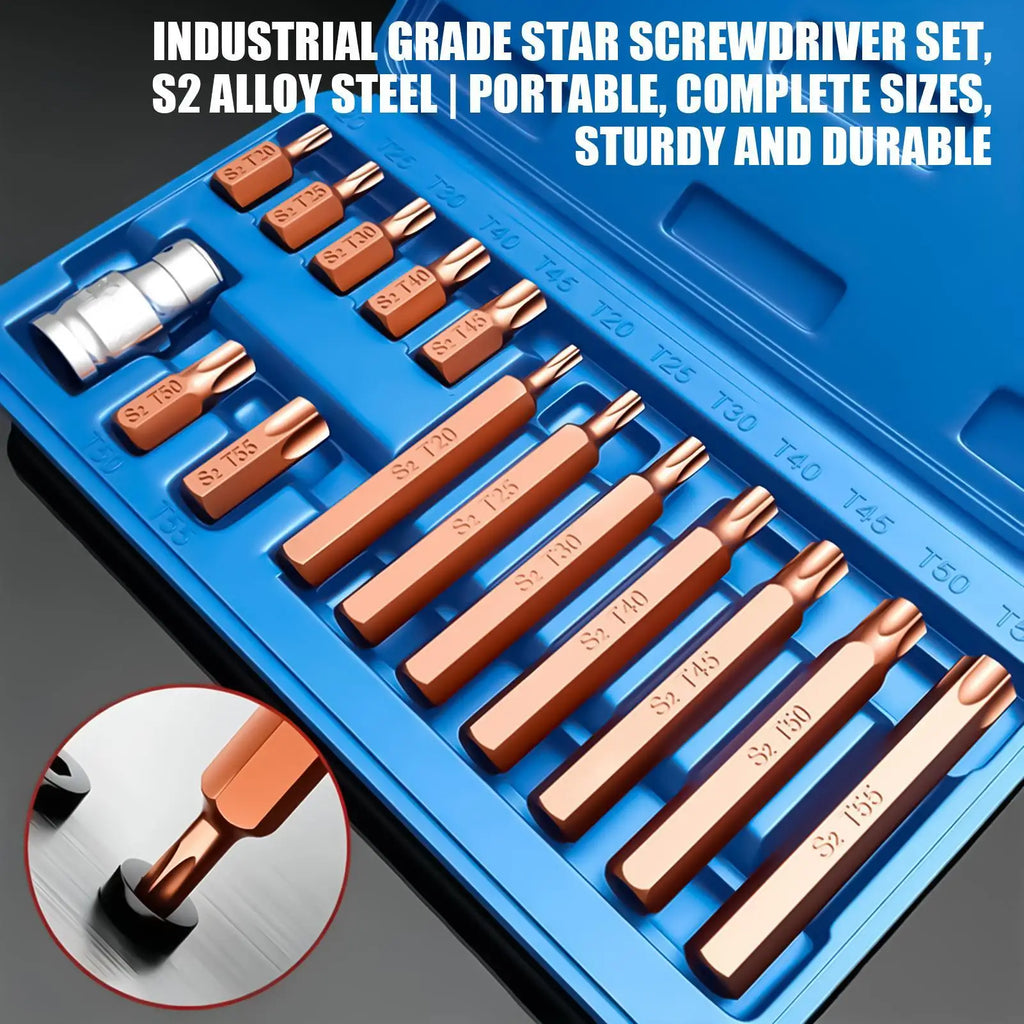 Star Bits S2 Steel Magnetic Universal Tamper Proof Security Qme
