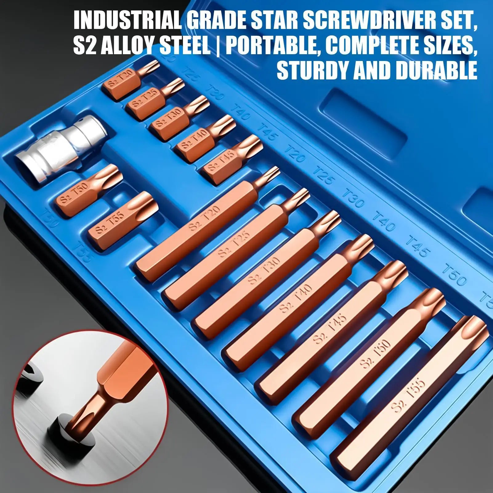 Star Bits S2 Steel Magnetic Universal Tamper Proof Security Qme