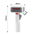 Dual-function Pet Grooming Comb Painless Hair Removal Knot Opening Qme WHITE