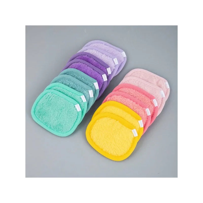 Makeup Remover Facial Cleansing Tools Reusable Pads Microfiber Cloths Qme
