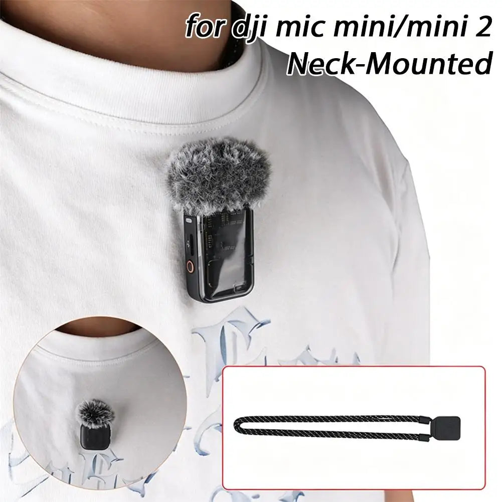 Magnetic Neck Strap DJI Mic Mini 2 Adjustable Necklace Lanyard Qme