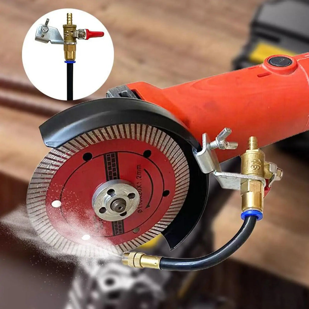 Dust Remover Water Sprayer 2-Mode Rustproof Coolant Attachment Angle Grinder Misting System for Tile Marble Brick Work Qme