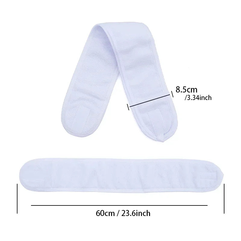 Spa Wide Hairband Adjustable Head Band Women Yoga Bath Shower Makeup Qme