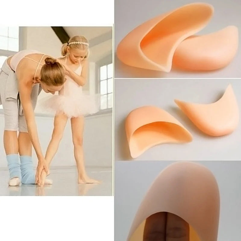 1 Pair Foot Protector Pointe Elastic Forefoot Ballet Dance Toe Pads Qme