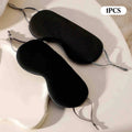 Weighted Gravity Eye Mask Comfortable Light-blocking Headband Deep Qme Black 1