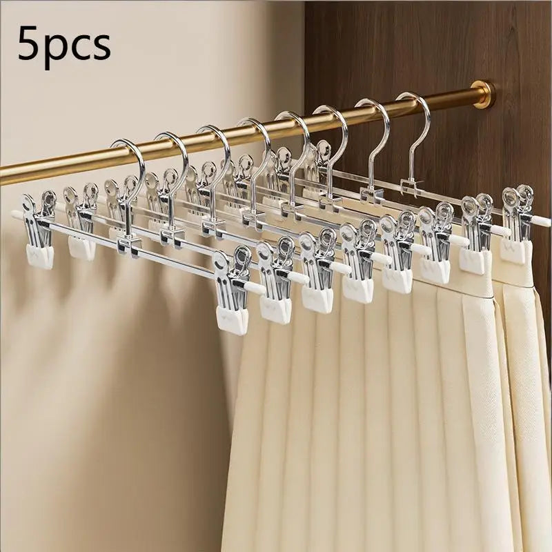 Metal Windproof Hanger Clothes Home Pants Coat Non-slip Drying Qme A2