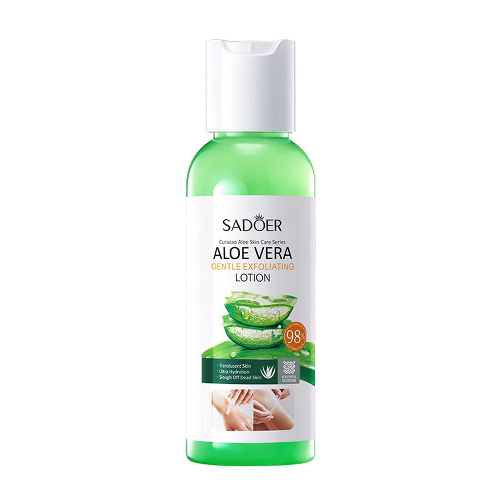 Kojic Acid Gentle Exfoliating Lotion Brightens Skin Tone Leaves Qme Aloe vera 100ml