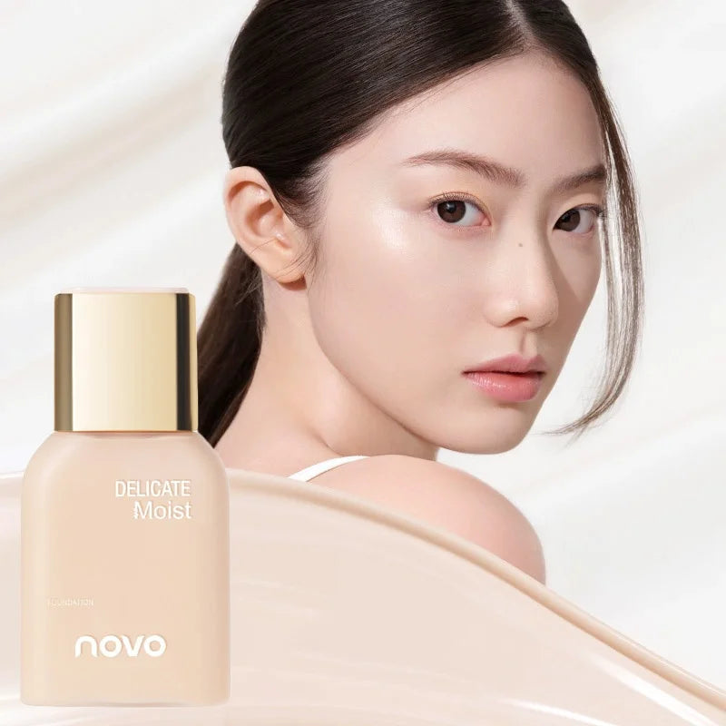 Smooth Liquid Foundation, Moisturizing BB Cream, Long-Lasting Oil-Control CC Cream, Waterproof And Sweat-Proof,Even skin tone Qme