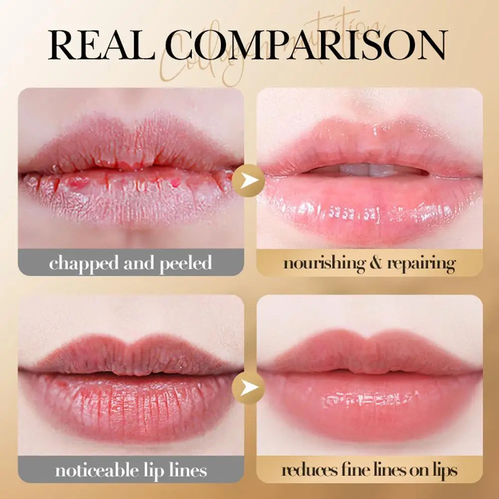 Nourish Lipstick Collagen Lip Balm Anti Cracking Moisturizing Natural Qme