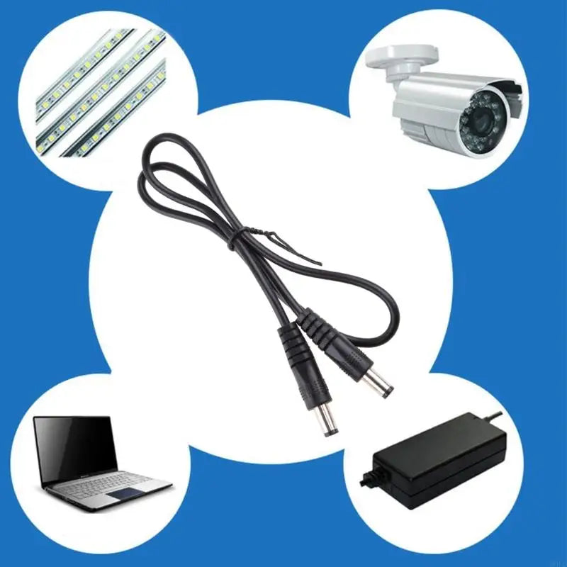 DC5 5x2 Power Extension Cable Male Connector Supply Adapter D0LD Qme