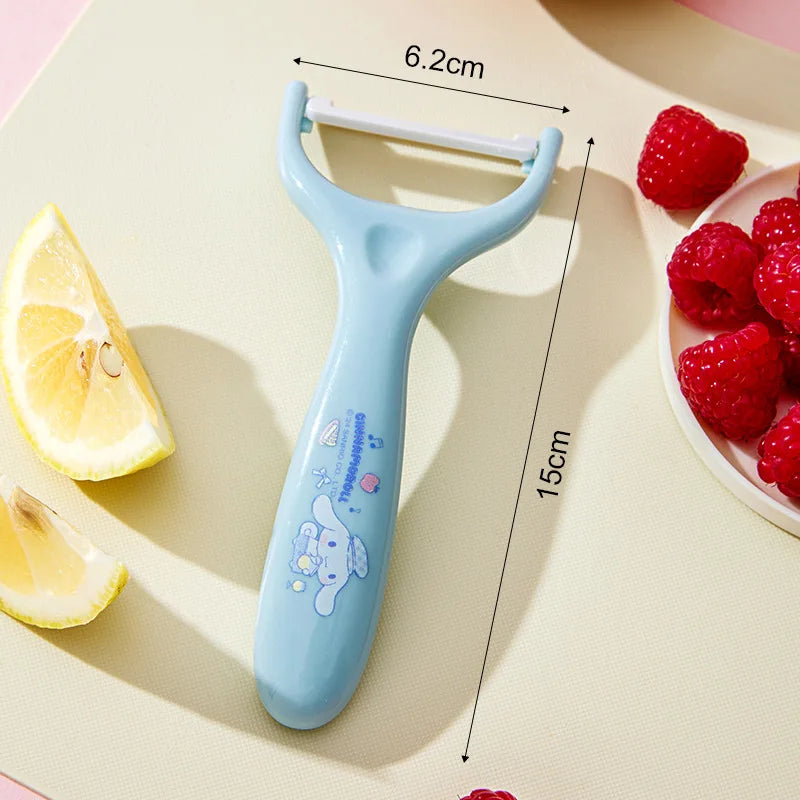 Hello Kitty Kuromi Household Peeler Cute Charming Cartoon Design Qme 4
